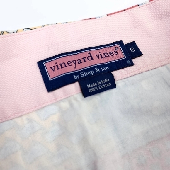 Vineyard Vines Multicolored Wrap Skirt Sz 8 - Picture 9 of 10